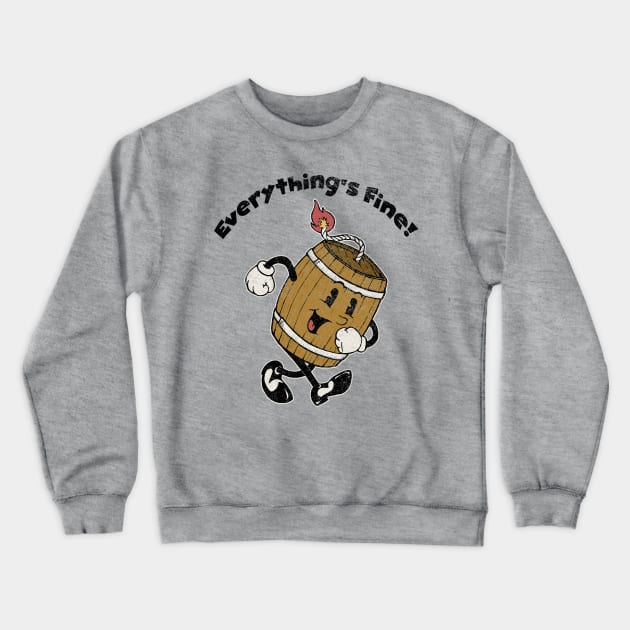 Powder Keg Crewneck Sweatshirt by Easy Tiger Design Co